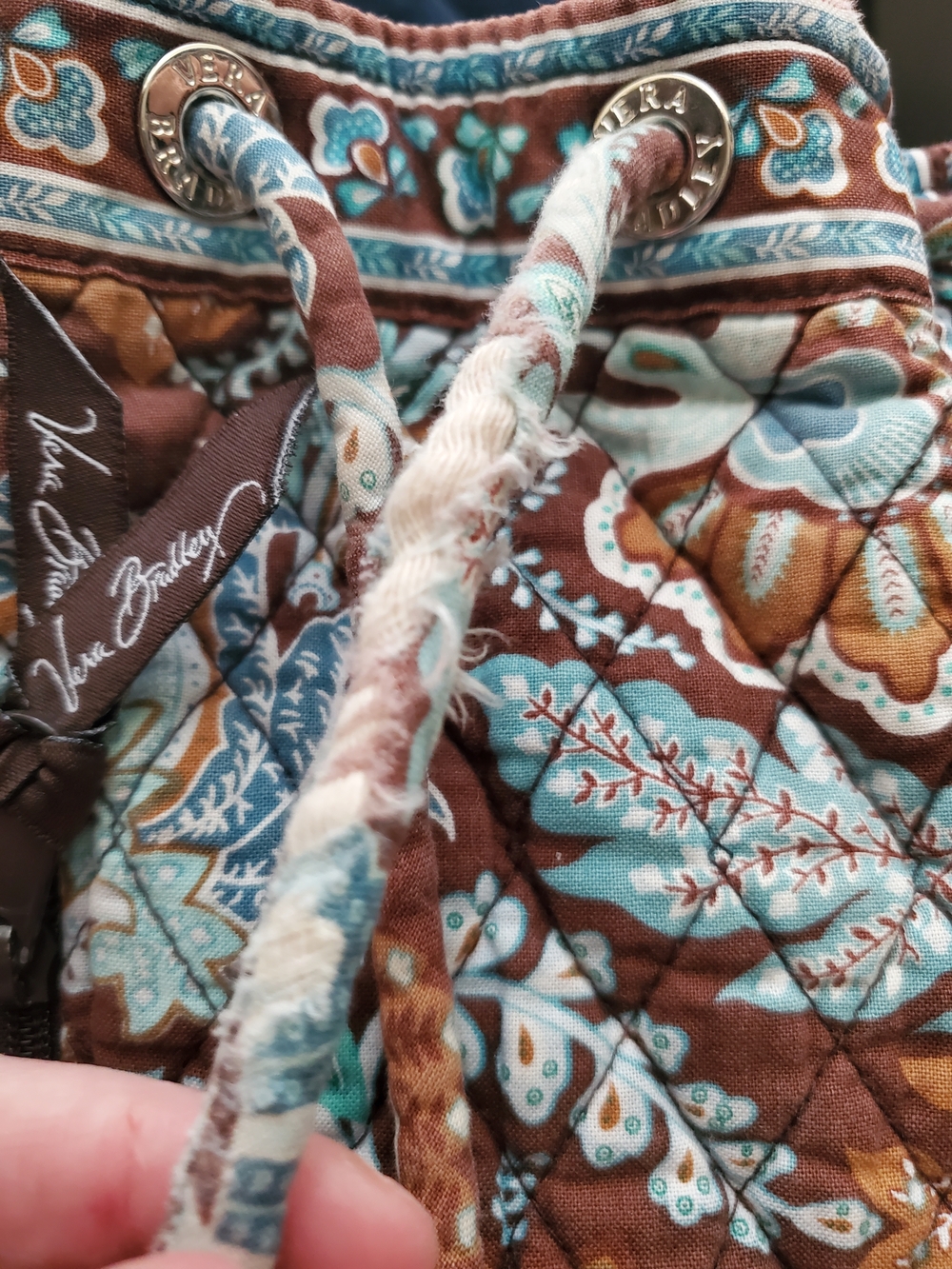 BUNDLE ONLY ITEM Vera Bradley Boho Backpack *FLAWS - Picture 15 of 16